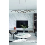 Aruba - lampa wisząca LED czarny mat 341801-30 REALITY
