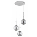 Lampa wisząca Arvena 3xE14 chrom 62641 ALFA