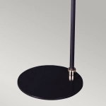 Lampa podłogowa Balance – 1 źródło światła – Czarna / Polerowany nikiel BALANCE-FL-BKPN Elstead Lighting