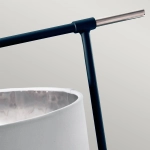 Lampa stołowa Balance – 1 źródło światła – Czarna / Polerowany nikiel BALANCE-TL-BKPN Elstead Lighting