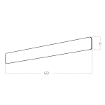 Kinkiet BASENTO 60 CCT SWITCH AZ5890 LED 20W 3000-4000K biały AZZARDO