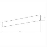 Kinkiet BASENTO 115 CCT SWITCH AZ5892 LED 40W 3000-4000K biały AZZARDO