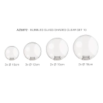Komplet kloszy przezroczysty 10 BUBBLES GLASS SHADES SET 10 CLEAR AZ5872 AZZARDO