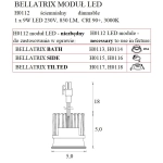 Bellatrix H0112 Moduł Świetlny Led Module - Ściemnialny Do Opraw Wpustowych Bellatrix MaxLight