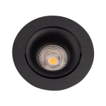 Bellatrix H0118 Oprawa Wpustowa Bellatrix Tilted Czarna - Bez Modułu Świetlnego Led H0112 MaxLight