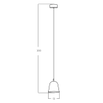 Lampa wisząca CAPRI A AZ5647 AZZARDO