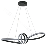 Canbera lampa wisząca LED czarny mat 338901-30 REALITY