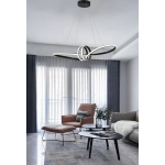Canbera lampa wisząca LED czarny mat 338901-30 REALITY