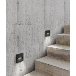 Casoria S (dark grey) AZ4367 LED 6W 450lm 3000K IP54 METAL ACRYL AZZARDO