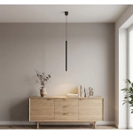 Lampa wisząca Collet 1xG9 czarna 61180 ALFA