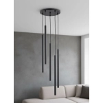 Lampa wisząca EL-DORADO ZŁOTY 5xE14 63166 ALFA