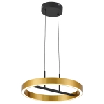 Lampa wisząca Coltrain czarny mat/ złoty galwanizowany 341001-32 REALITY