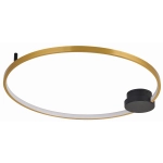 Plafon Condida LED czarny mat/złoty 641101-30 REALITY