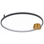 Plafon Condida LED złoty/czarny mat 641101-32 REALITY