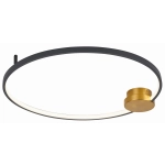Plafon Condida LED złoty/czarny mat 641101-32 REALITY