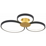 Plafon Condida LED złoty/czarny mat. 641103-32 REALITY