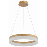 Cornelia - lampa wisząca 1 płomienna LED imitacja drewna 330601-11 REALITY