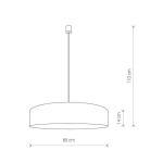 Lampa wisząca CROCO GRAY IV ZWIS 8948 Nowodvorski - zdjęcie dodatkowe 3