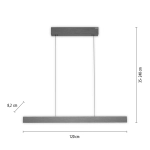 Lampa wisząca Pure E-motion Szary 2570-15 Paul Neuhaus - zdjęcie dodatkowe 10