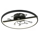 Dacota - plafon LED czarny mat 24W 4000K 1920lm 639201-30 REALITY