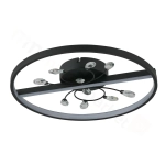 Dacota - plafon LED czarny mat 24W 4000K 1920lm 639201-30 REALITY