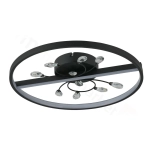 Dacota - plafon LED czarny mat 24W 4000K 1920lm 639201-30 REALITY