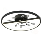 Dacota - plafon LED czarny mat 24W 4000K 1920lm 639201-30 REALITY