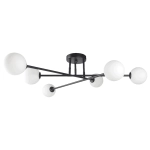 kinkiecik.pl Lampa sufitowa czarna DORADO 6 LP-002/6C BK PRESTIGE