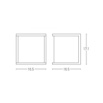 E127 OUTDOOR SCONCE 1L 1XE27 GRAPHITE IP54 Zambelis Lights