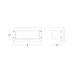 E128 OUTDOOR SCONCE 1L ALUMINIUM PC DIFFUSER GRAPHITE IP54 Zambelis Lights