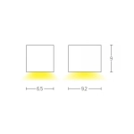 E150 OUTDOOR SCONCE 1XGU10 WHITE IP54 Zambelis Lights