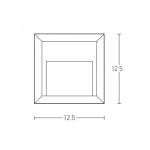 E230 OUTDOOR SCONCE 2W LED 3000K GRAPHITE IP65 Zambelis Lights