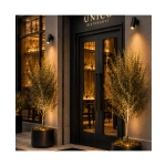 E235-27 OUTDOOR SPOT LED 12W 2700K ALUMINUM SANDY BLACK IP65 Zambelis Lights