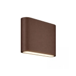 E238-27 OUTDOOR SCONCE LED 2X3W 2700K ALUMINUM BROWN IP65 Zambelis Lights