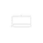 E240-W OUTDOOR SCONCE 2X10W 3000K ALUMINUM WHITE IP65 Zambelis Lights
