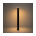 E249-27 OUTDOOR BOLLARD LED 12W 2700K ALUMINUM SANDY BLACK Zambelis Lights
