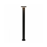 E249-27 OUTDOOR BOLLARD LED 12W 2700K ALUMINUM SANDY BLACK Zambelis Lights