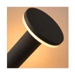 E249-27 OUTDOOR BOLLARD LED 12W 2700K ALUMINUM SANDY BLACK Zambelis Lights