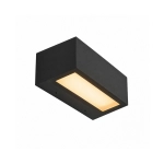 E262-27 OUTDOOR WALL LIGHT LED 2X13.5W 2700K-3000K ALUMINIUM SANDY BLACK IP65 Zambelis Lights