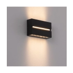 E272 OUTDOOR WALL LIGHT LED 15W 3000K ALUMINIUM GRAPHITE IP54 Zambelis Lights