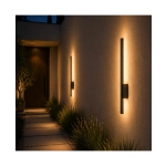E287-27 OUTDOOR WALL LIGHT LED 12W 2700K ALUMINIUM SANDY BLACK IP65 Zambelis Lights