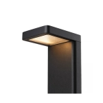 E297-27 OUTDOOR BOLLARD LED 9W 2700K ALUMINIUM SANDY BLACK Zambelis Lights