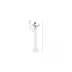 E325 OUTDOOR FLOOR LIGHT GU10 MAX 15W ALUMINIUM GRAPHITE IP54 Zambelis Lights