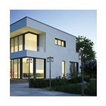 E339 OUTDOOR LAMP POST 2XE27 MAX 15W ALUMINIUM BLACK IP65 Zambelis Lights