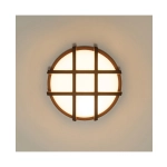 E342 OUTDOOR SCONCE LIGHT LED 10W 3000K ALUMINIUM BROWN IP65 Zambelis Lights