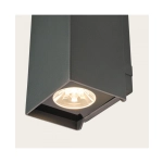 E412 OUTDOOR WALL LED UP-DOWN LIGHT 2*3W 3000K GRAPHITE ALUMINIUM IP65 Zambelis Lights