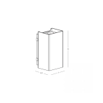 E412 OUTDOOR WALL LED UP-DOWN LIGHT 2*3W 3000K GRAPHITE ALUMINIUM IP65 Zambelis Lights