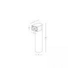 E415 OUTDOOR WALL LED LIGHT 5W 3000K GRAPHITE ALUMINIUM IP65 Zambelis Lights