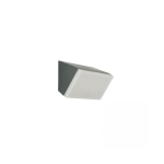 E417 OUTDOOR WALL LED LIGHT 10W 3000K GRAPHITE ALUMINIUM IP65 Zambelis Lights