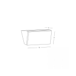 E417 OUTDOOR WALL LED LIGHT 10W 3000K GRAPHITE ALUMINIUM IP65 Zambelis Lights